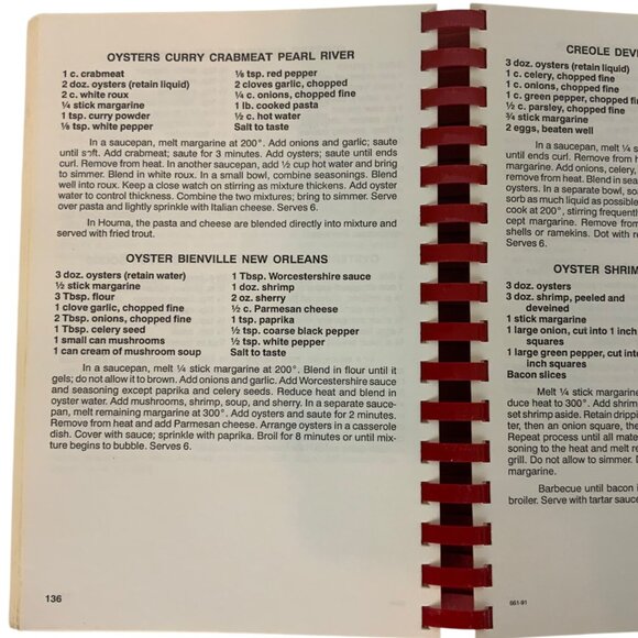 The Cajun Gourmet Afloat and On The Road Cookbook By Carlo DiNapoli 1991 Spiral - Picture 9 of 13